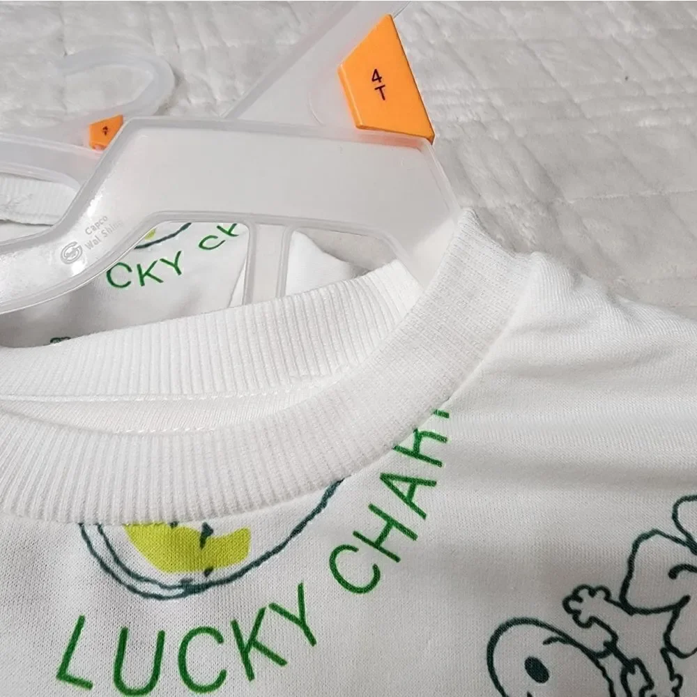 Family Look Twins Patrick's Day Lucky Snoopy Bundle Size 4T